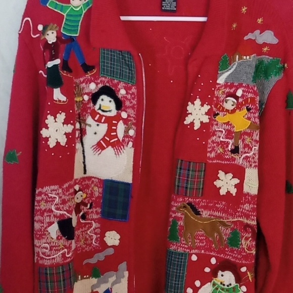 Designer originals Christmas sweater size PL - Picture 2 of 8